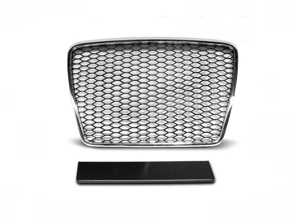 Grila radiator AUDI A6 C6 2008 2009 2010 aspect RS crom