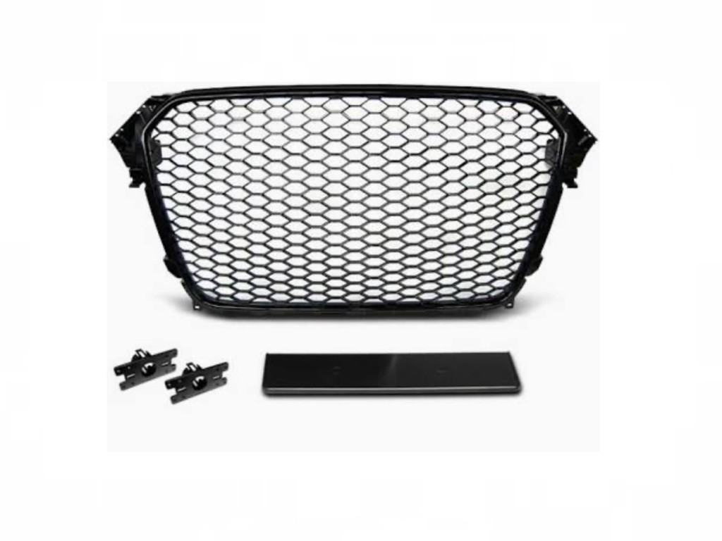 Grila radiator AUDI A4 B8 2012 2013 2014 2015 aspect RS negru
