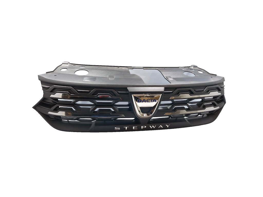 Grila radiator ORIGINALA Dacia Sandero Stepway 2020 2021 2022 2023 cu emblema inclusa